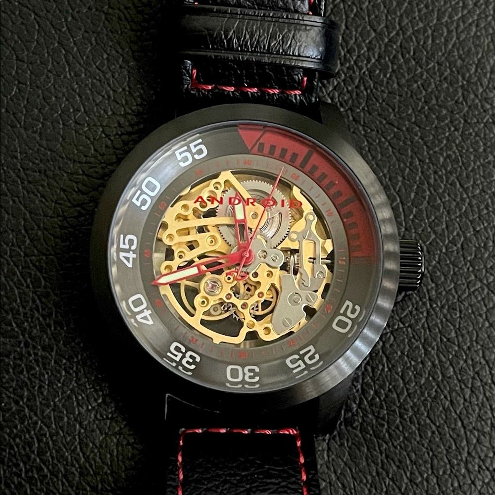 Rare Like New Unworn Android Automatic Skeleton M… - image 1